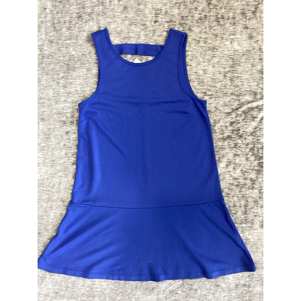 NWT Jack by BB Dakota Womens Medium Blue Sleeveless Athletic Midi Polo Dress